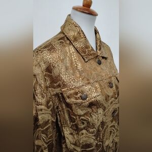 BRONZE CHICOS REPTILE JACKET